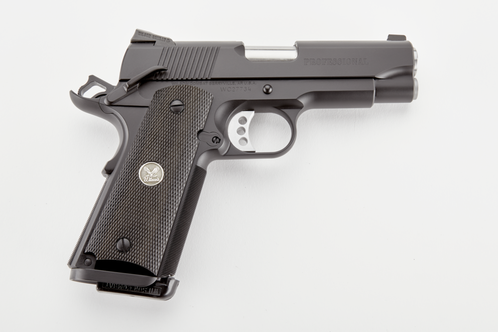 Handguns Wilson Combat CA Professional 45ACP PROFESSIONAL 45ACP 4" BK CA • WPM-A-ASCAALL BLK • Model: CA Professional